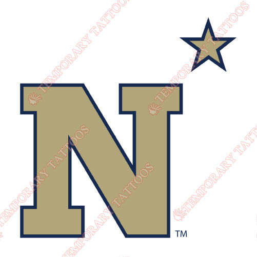 Navy Midshipmen Customize Temporary Tattoos Stickers NO.5352